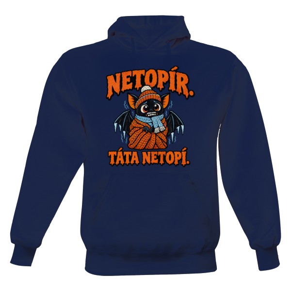 Men's hoodie Dad Keeps The Heating Off – Czech Bat Pun For Dads