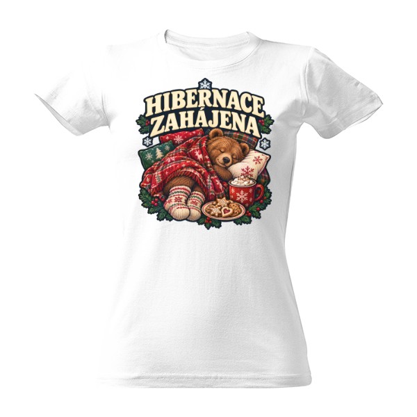 T-shirt Hibernation Started – Czech Sleeping Bear