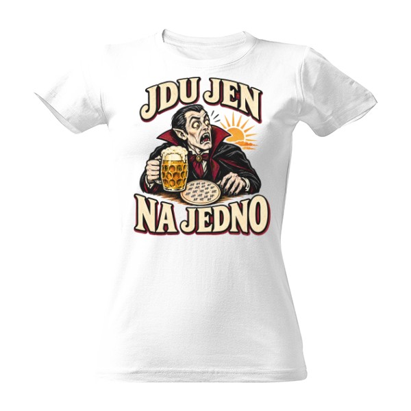 T-shirt Just One Beer – Czech Vampire In The Pub