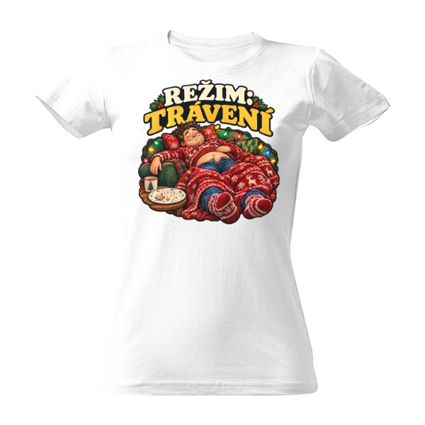 T-shirt Mode: Digesting – After Christmas Eve Dinner on the Couch