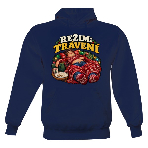 Men's hoodie Mode: Digesting – Power Saving After Dinner