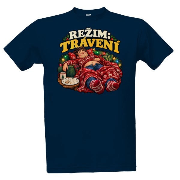 T-shirt Mode: Digesting – Straight to the Couch After Dinner