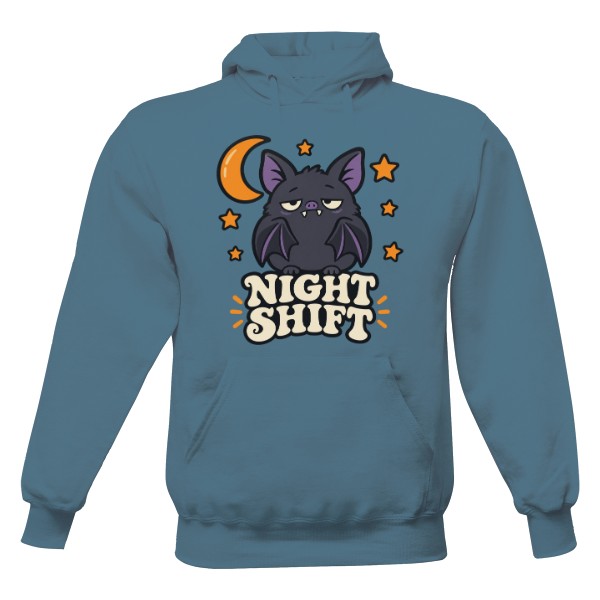 Men's hoodie Night Shift – Bat Pulling The Overnight