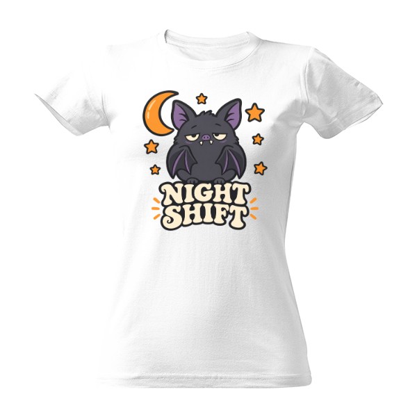 T-shirt Night Shift – Bat Working The Night Shift