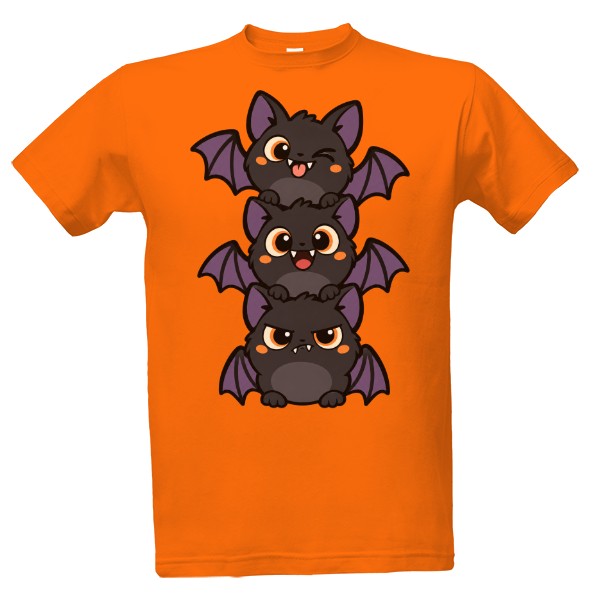 T-shirt Three Bats, One Brain Cell – Matching Squad Design