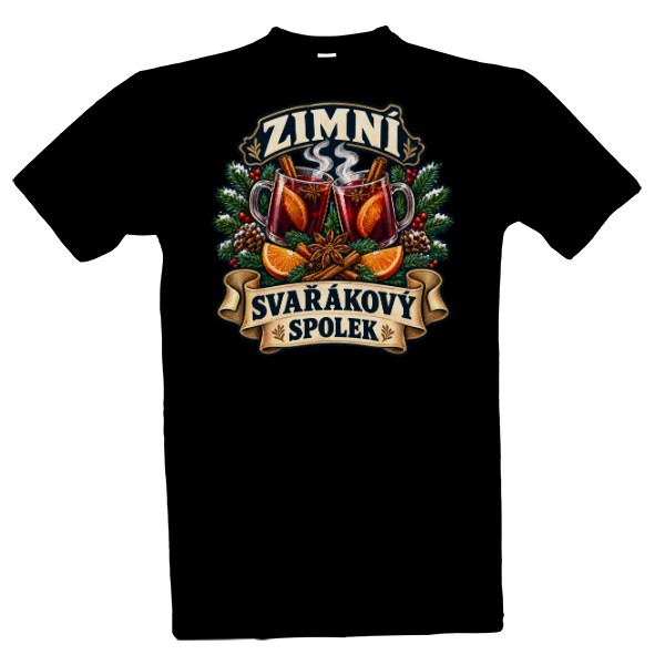 T-shirt Winter Mulled Wine Society – Czech Christmas Market Crew